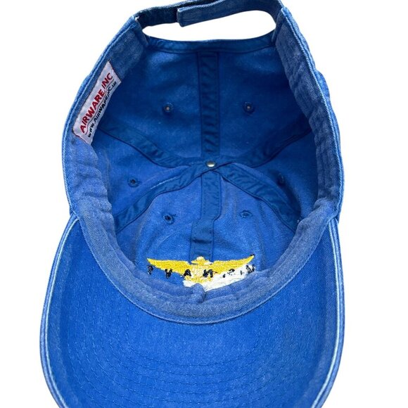 BLUE ANGELS U.S. Navy Hat Cap Faded Sky Blue Adjustable Airware Unisex - Picture 6 of 7